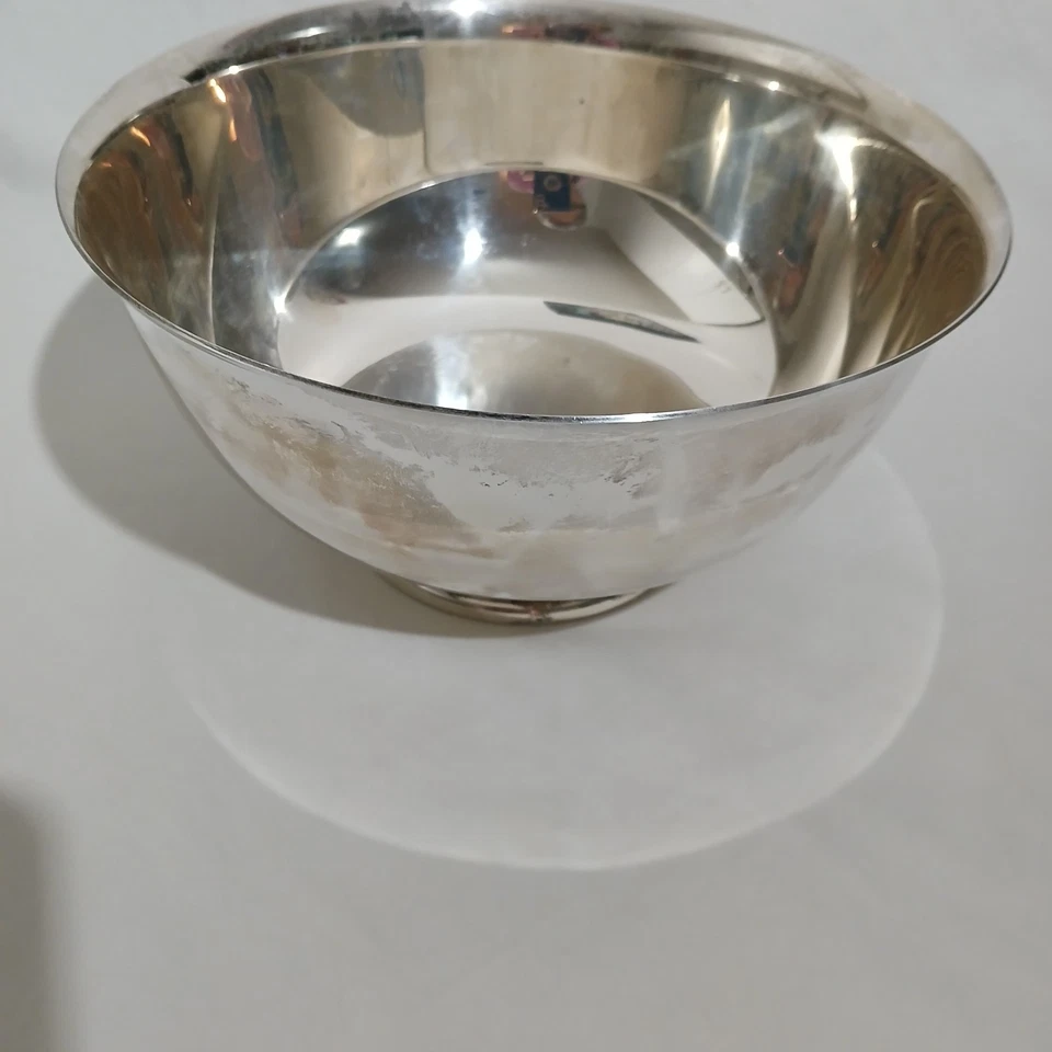 Reed & Barton Reproducción Paul Revere 9" Cuenco Plata Esterlina X1455 De Colección 773g Foto 4 de 4