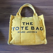 Marc Jacobs “the Tote Bag” Yellow Canvas Hand Bag - No Shoulder Strap