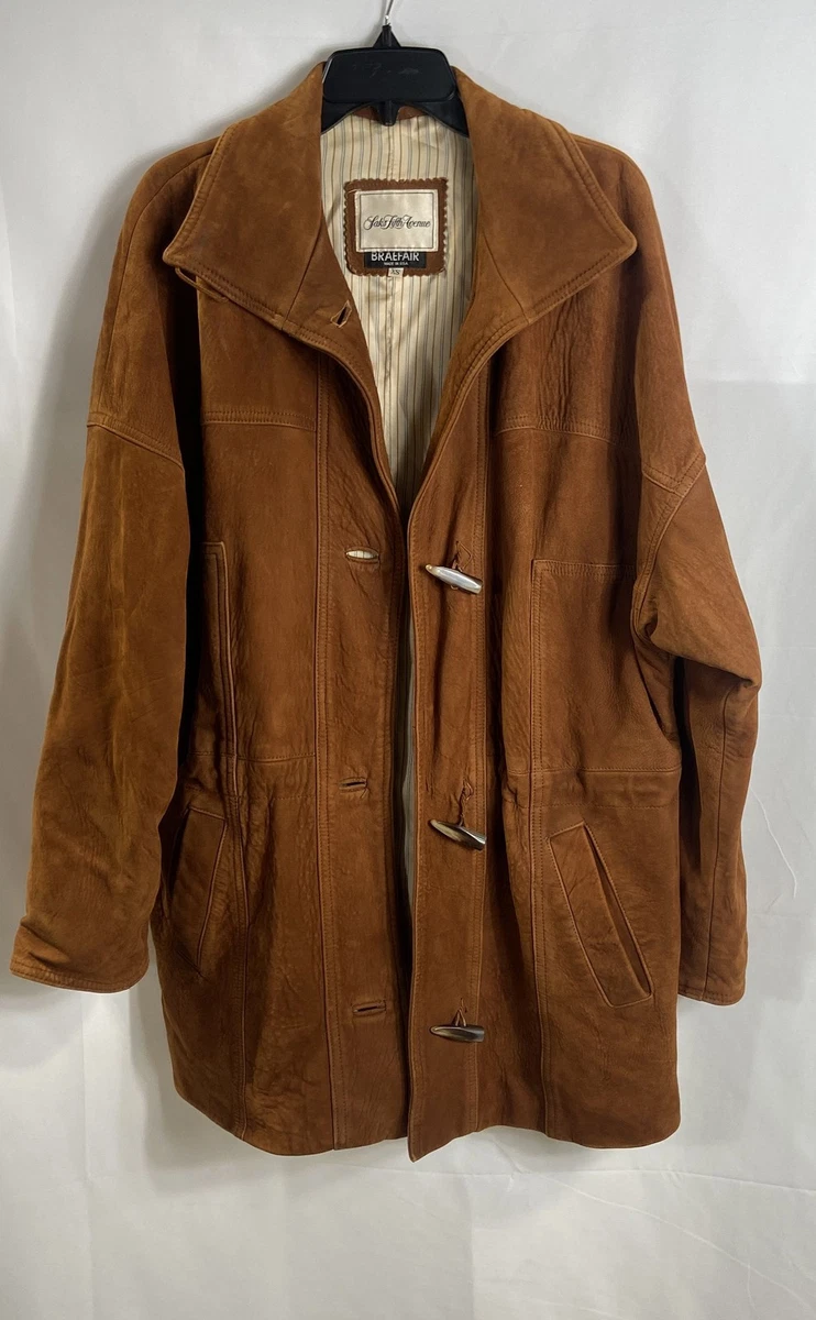 Brown Leather 1980s Vintage Coats, Jackets & Vests for Women for
