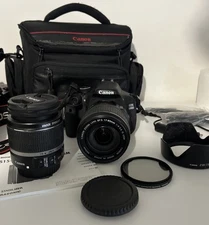 Canon EOS 600D 18.0MP Digital SLR Camera & Ultrasonic 17-85mm lens & 18-55mm 
