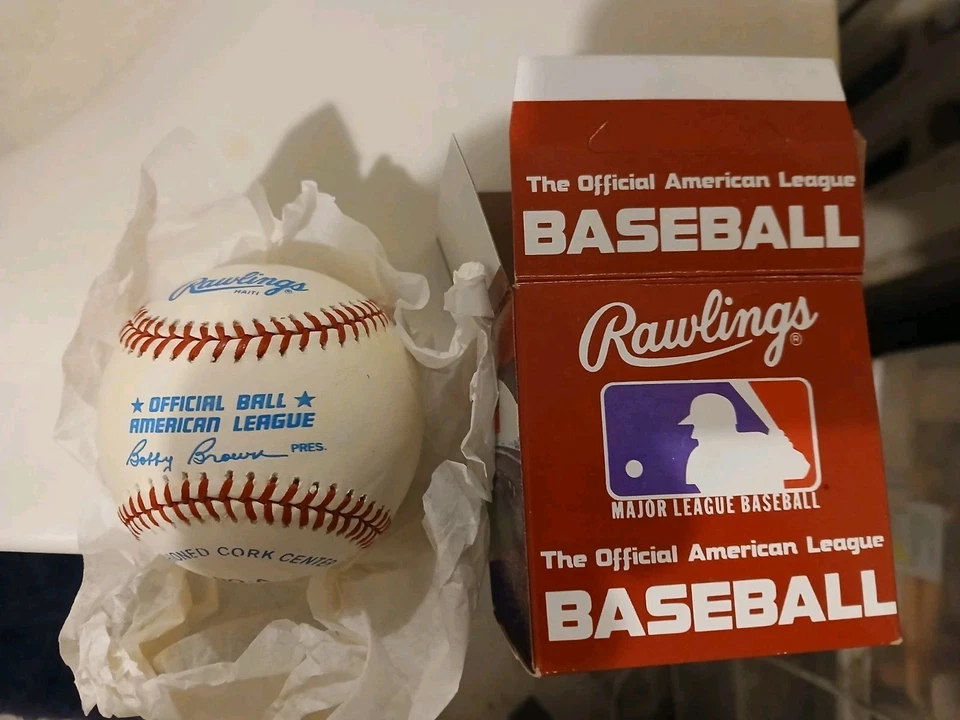 Denny McLain Signed Career Statistics Inscribed Official MLB Baseball Autograph - Image 2 of 2