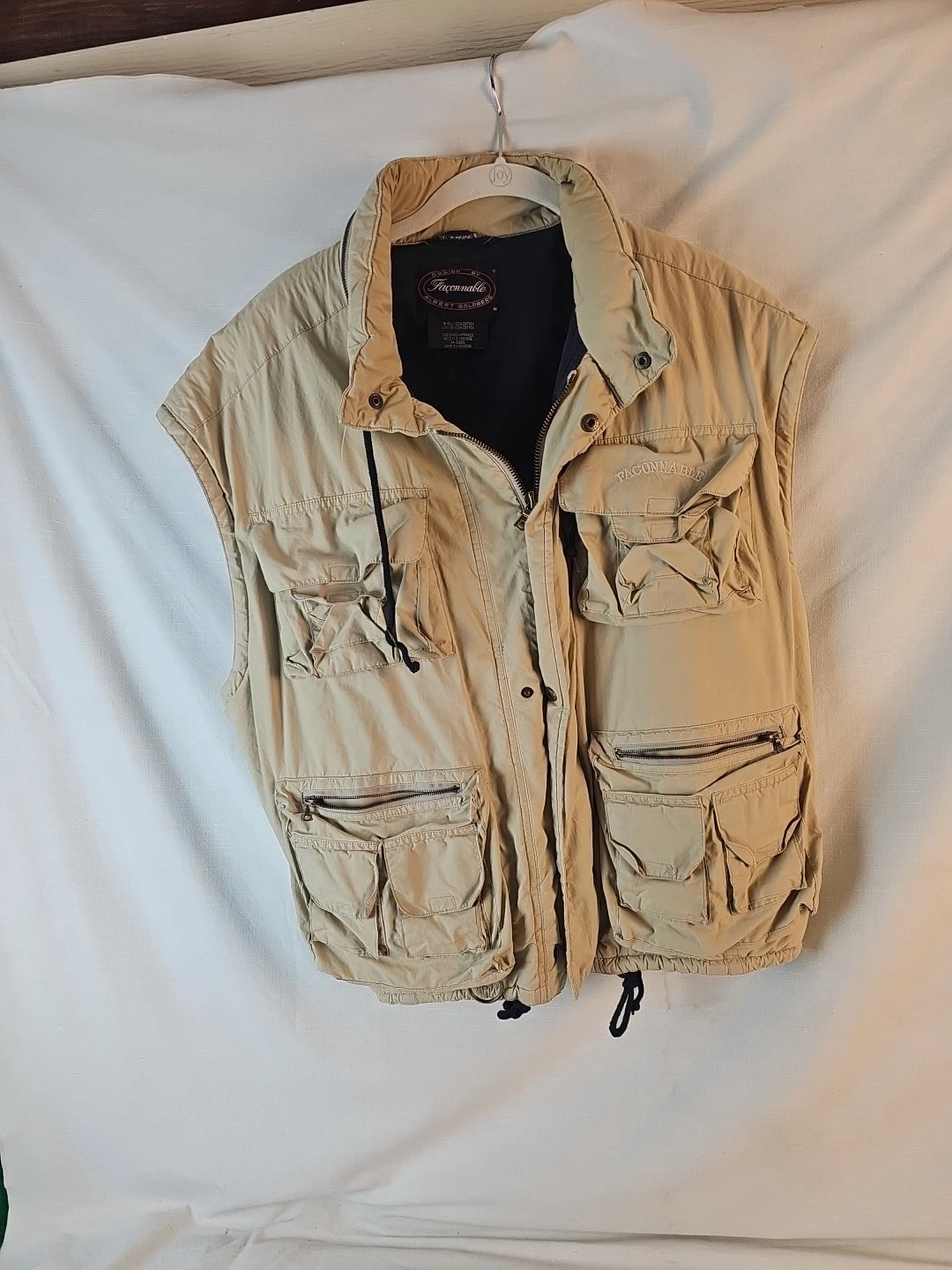 Faconnable Brown Vest Sz M men