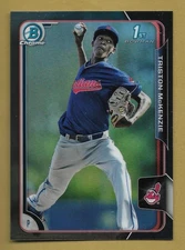 TRISTON MCKENZIE 2015 TOPPS BOWMAN CHROME 1ST BLACK ROOKIE RC #96 MLB
