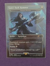 NM Gaia's Dark Hammer (Colossus Hammer) SLD #1866 Final Fantasy Secret Lair  MTG