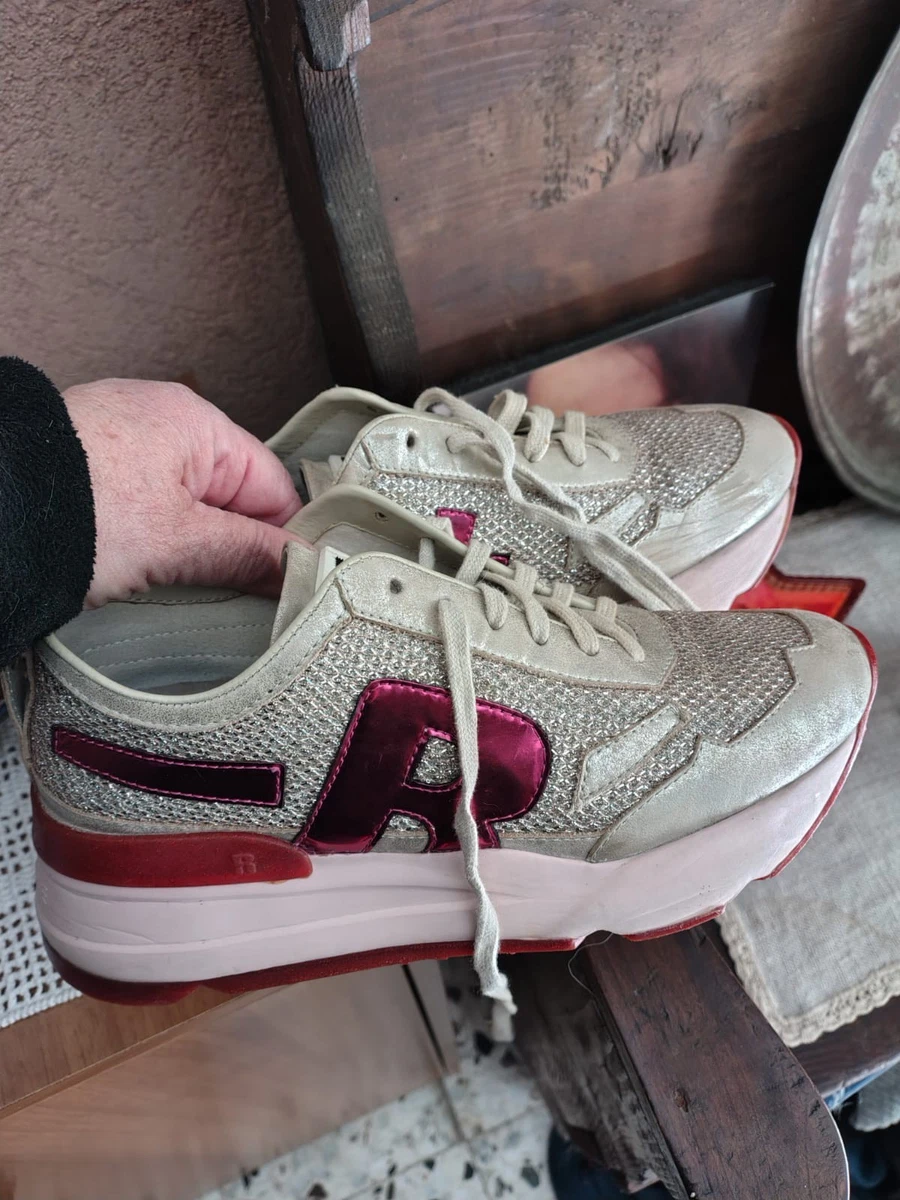 Scarpe Da Ginnastica Donna Dek In Tela Floreale - Grigio, 39 EU