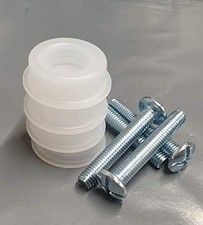 4 X New Headboard Bolts Screws M8x50mm With Plastic Washers for Divan Beds