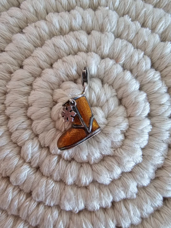 ♥ Blogger Thomas Sabo Anhänger Charm Ugg Boot Stiefel braun 925 0718-007-2 NEU ♥ - Bild 2 von 4