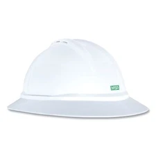V-Gard 500 Protective Caps and Hats, 4-point Ratchet, Vented Full Brim Hard Hat,