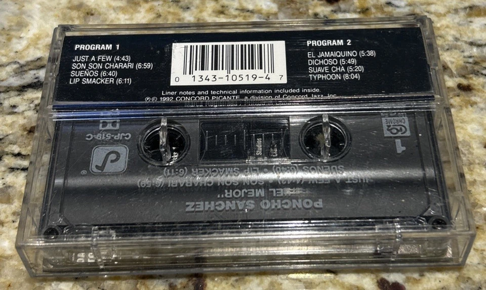 PONCHO SANCHEZ- EL MEJOR CASSETTE CJP-519-C - Image 3 of 4