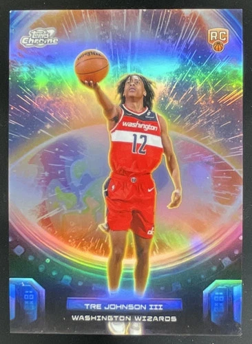 2025 Topps Cosmic Chrome Tre Johnson III Base (RAW)