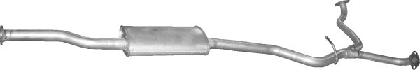 Polmo MittelschalldäMpfer SchalldäMpfer FüR Subaru Legacy IV Station Wagon-image