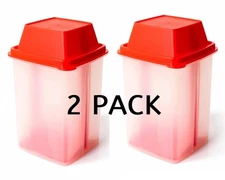 2 Pickle Storage Container Food Jar Holder Olive Jalapeno Keeper Strainer Lifter