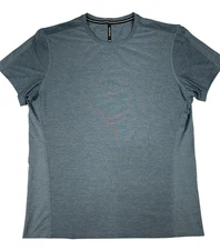 Ten Thousand Shirt Mens Large Blue Gray Versatile Athletic Performance Tee Gym