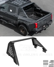 Black Rear Trunk Bed Sport Factory Carbon Steel Roll Bar For 24-Up Toyota Tacoma