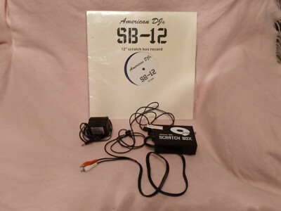 American DJ Scratch Box Kit/SB-12 Vinyl Record for DCD-PRO600 & DIGI-PRO
