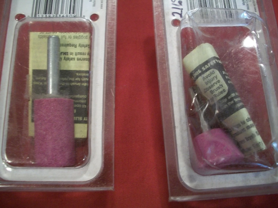 2 Weller Vortec Mounted Point Grinding Wheels, #36809 & 36804, NIB Foto 3 de 3