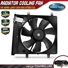 A/C Condenser Fan w/ Shroud Assembly for Subaru Legacy 2008-2009 Outback H6 3.0L