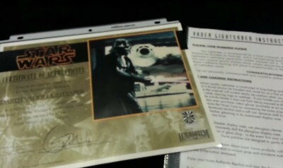 ICONS Darth Vader Lightsaber サイン入 大幅値引き ICONS Darth Vader Lightsaber サイン入 大幅値引き ICONS Darth Vader