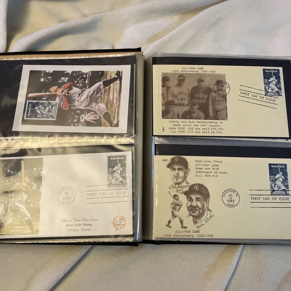Babe Ruth  J:M 1983 Chicago IL Baseball Yankees Red Sox Set of 52 Good Condition - Image 4 of 4