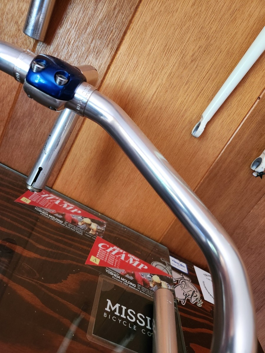 Very Rare Nitto Crystem Blue stem and AERODYNAMICS BAR ADB-X NJS