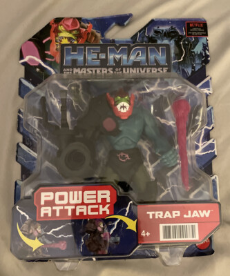 TRAP JAW Power Attack Figure NETFLIX He-Man and the Masters of the Universe MOTU