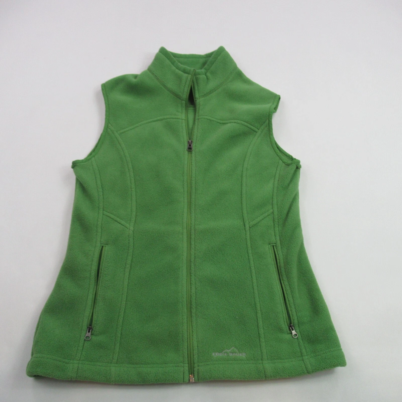 Eddie Bauer Vest Mens Medium Fleece Sleeveless Lightweight Zip Pockets