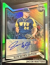 2022 Panini Elite Extra Edition - Signatures #124 Jacob Watters (AU, RC)