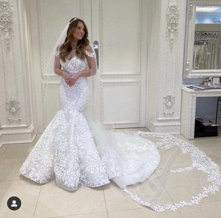 Lazaro mermaid 2025 wedding dress