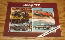 Original 1977 Jeep Full Line Auto Show Edition Sales Brochure 77 Cj-5 Cj-7 Original 1977 Jeep Full Line Auto Show Edition Sales Brochure 77 Cj-5 Cj-7