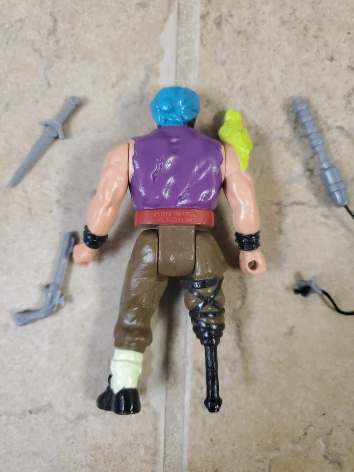 1991 Hook Lost Boys Pirate Bill Jukes Action Figure + Accessories Complete VTG - Image 2 of 3