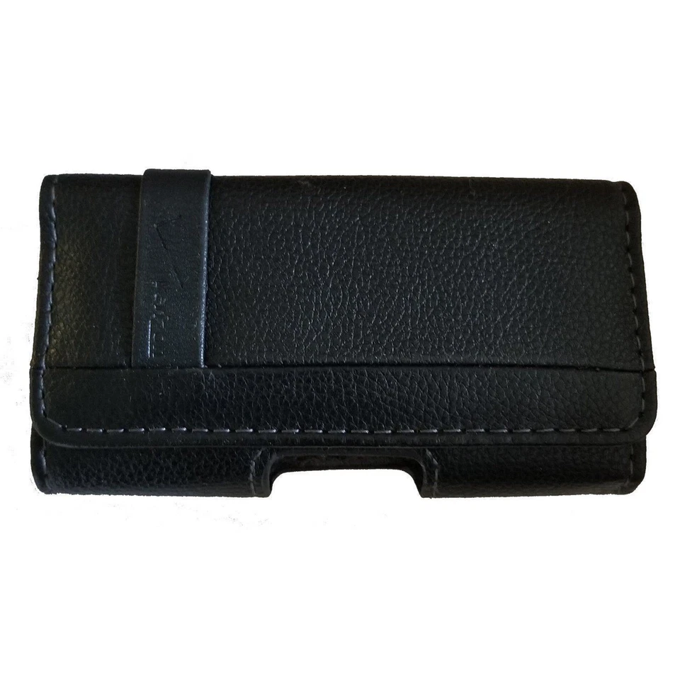 Bolsa de cuero Verizon con clip giratorio para cinturón para la mayoría de los teléfonos con pantalla de hasta 3,5" Foto 4 de 4