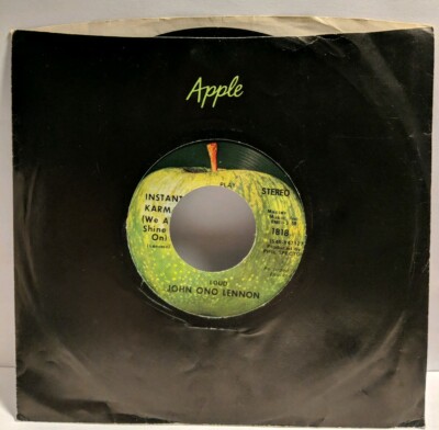 John Ono Lennon*  Instant Karma! (We All Shine On) Original 1970 