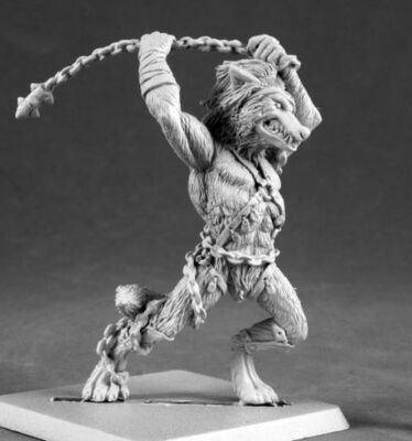 1x HANIA GHOSTMANE WARRIOR - WARLORD REAPER Miniatur Figur RPG Lupine 14601