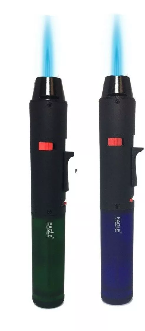 2 Eagle Pen Torch Single Jet Flame Windproof Lighters Welding