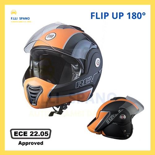 Casco modulare mentoniera ribaltabile xs s l xl flip up apribile da per  moto | eBay