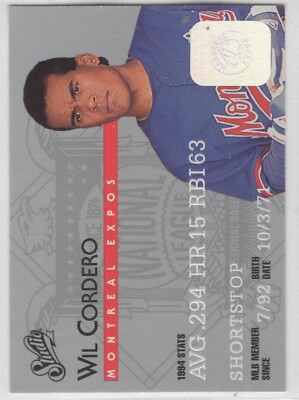 1995 Leaf Studio Baseball Montreal Expos Team Set