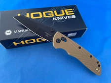 Hogue Deka Knife Black Coated Magnacut Wharncliffe FDE Polymer ABLE Lock 24367