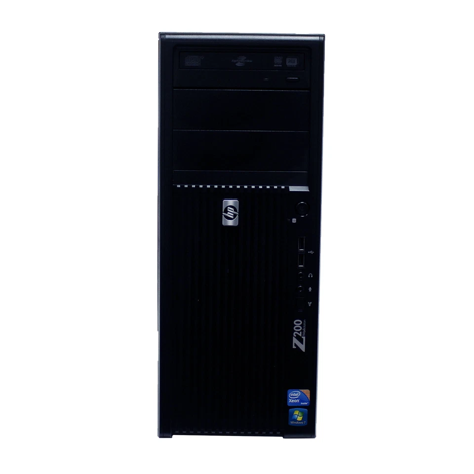 HP Z200 Tower Workstation Quad Xeon 2.93GHz 16GB 256GB SSD QUADRO 2000 1GB W10P - Image 2 of 4