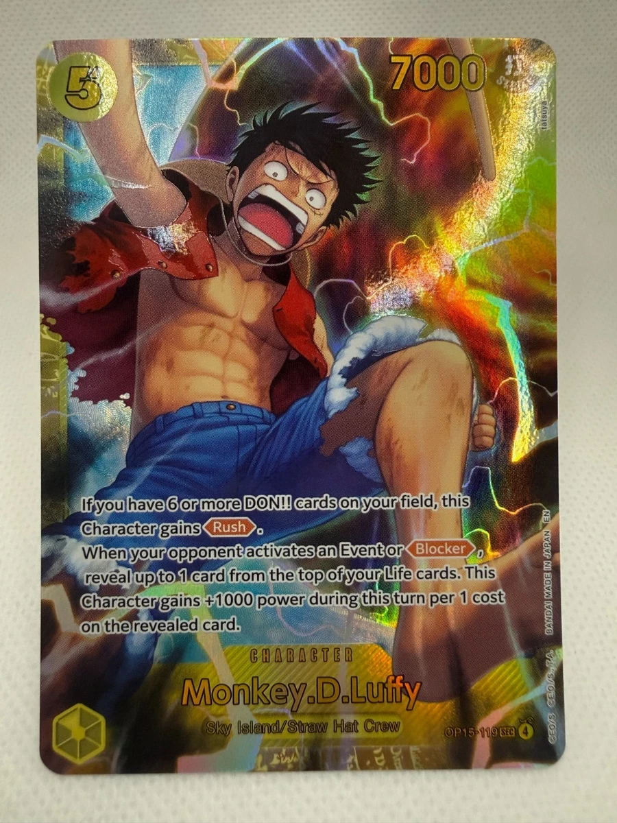 Monkey.D.Luffy OP15-119 Adventure on Kami's Island for sale | eBay