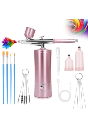 CRPEN Airbrush-Kit Air Brush Kit with Airbrush Compressor Nail Charms Wireless Air Bru