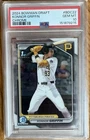 2024 BOWMAN CHROME DRAFT #BDC-22 KONNOR GRIFFIN 1st RC PSA 10 💎 🔥💎