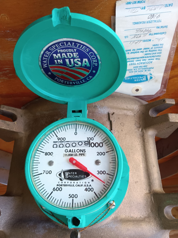 McCrometer Water Specialties  12 Inch LP-51 Propeller Meter Please Read Desc.
