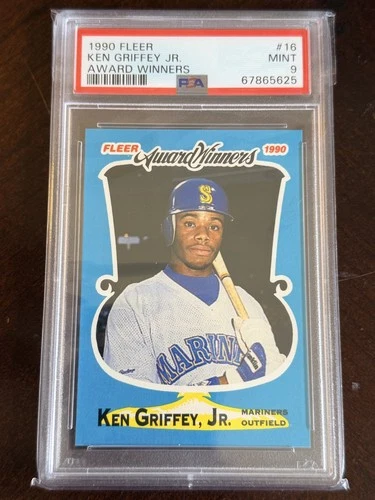 1990 Fleer Ken Griffey Jr "Award Winners" #16 PSA 9