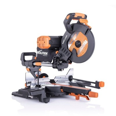 Evolution R255SMS-DB+: Gehrungssäge mit Doppelgehrung (Double Bevel)
