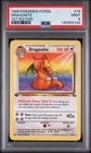 1999 Pokémon Dragonite 1st Edition Non-Holo Fossil Card #19 PSA 9