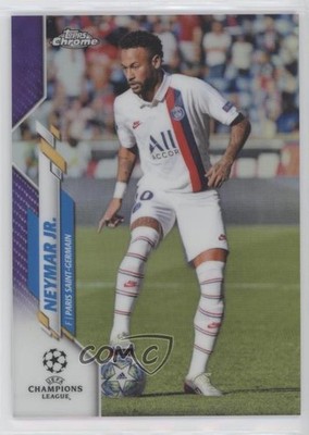 2019 Topps Chrome UEFA Champions League Purple Refractor /250 Neymar Jr #95 0jo2