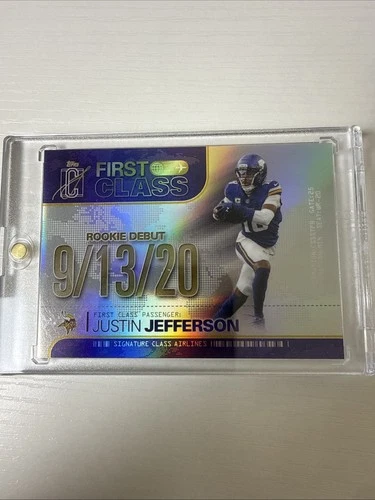 2025 Topps Signature Justin Jefferson Base (RAW)