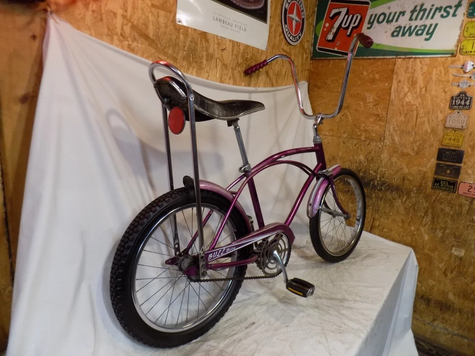 BICICLETA WESTERN FLYER BUZZ AÑOS 70 DE COLECCIÓN MUSCLE BUGGY MURRAY ELIMINATOR PÚRPURA AÑOS 70! Foto 2 de 4