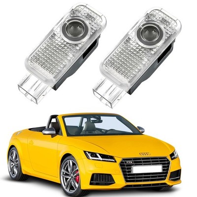 2X LED TÜRLICHT EINSTIEGSBELEUCHTUNG MIT PROJEKTOR FÜR A6 A5 A4 A3 A1 Q7 Q5 Q3