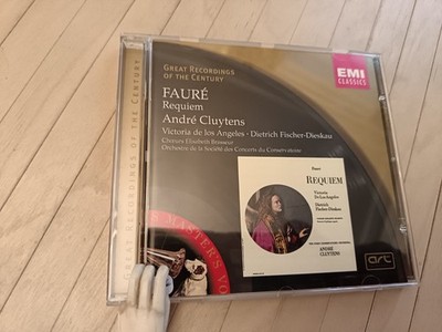 CD. Gabriel Fauré. Requiem. André Cluytens. Dietrich Fischer Dieskau Brauer.